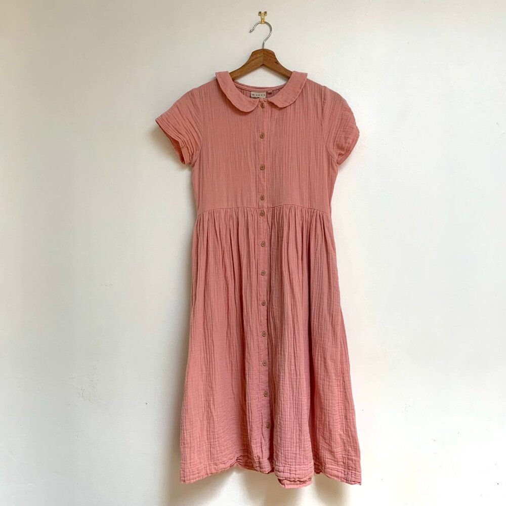 Olli Ella Soolip Organic Cotton Dress in Pink